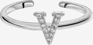 Lucardi Ring in Zilver: voorkant