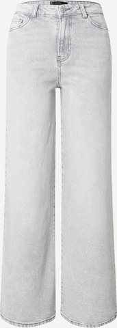 PIECES Wide Leg Farkut 'PCSELMA' värissä harmaa: etupuoli