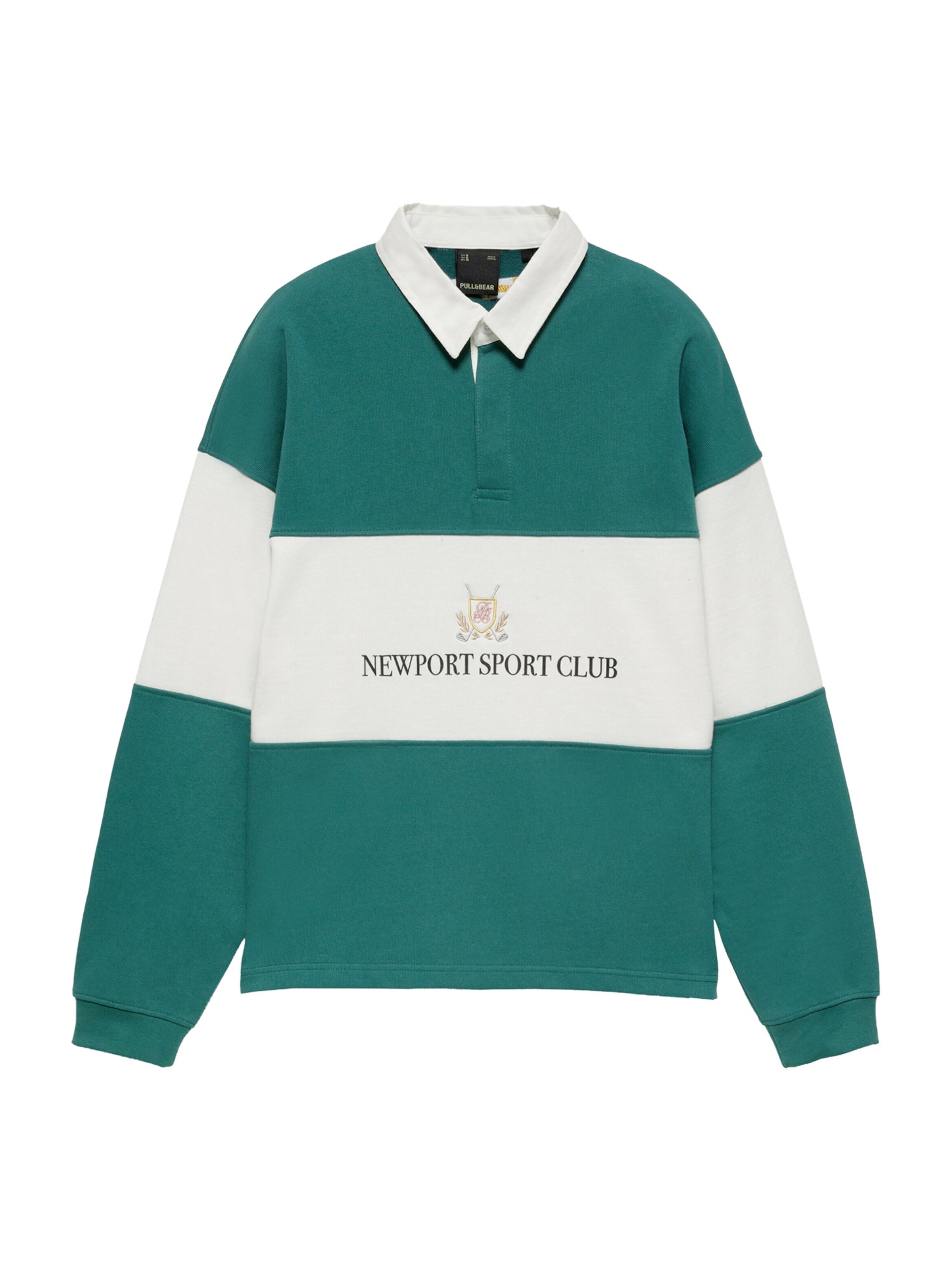 zöld / fehér Pull&Bear Póló - XS, Termék nézet