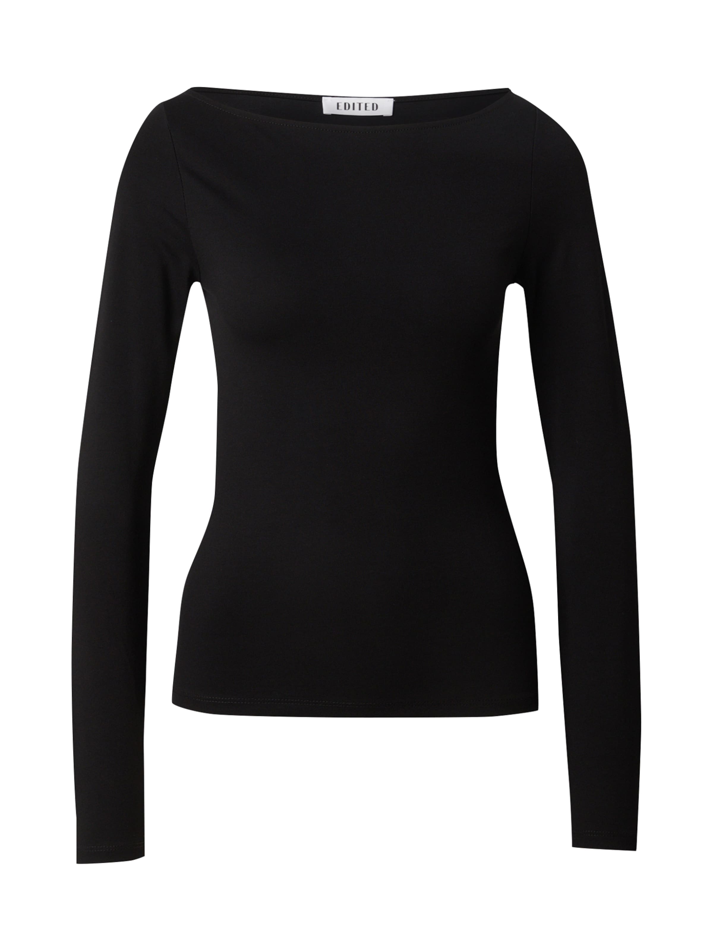 EDITED Shirt 'Raven' in Black: front