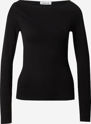 EDITED Shirt 'Raven' in Black: front