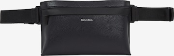 Calvin KleinPojasna torbica - crna boja: prednji dio