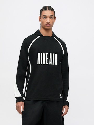 Nike Sportswear Tréning póló 'AIR' - fekete: elől