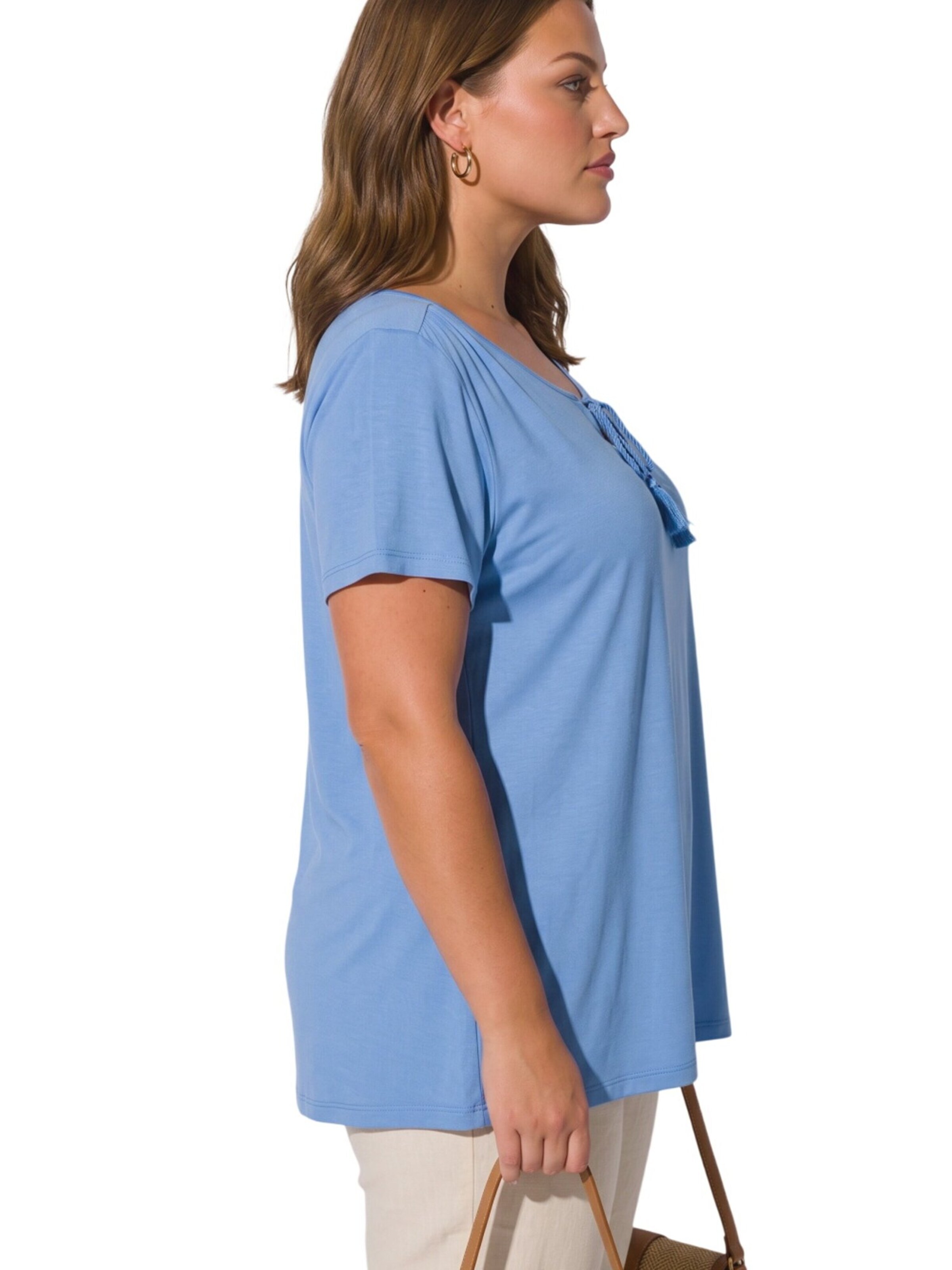 Shape Of You Blouse in Blauw