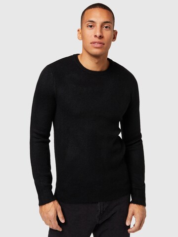 River Island Sweater in Black: front