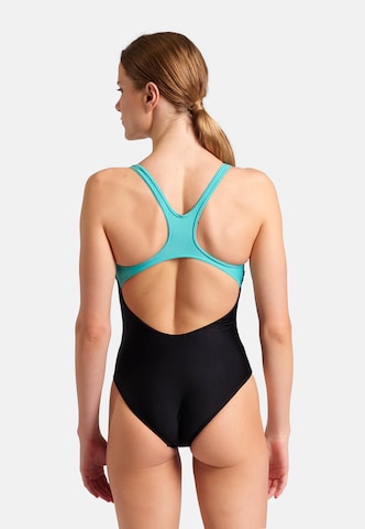 ARENA Bustier Enodelne kopalke 'PRO BACK GRAPHIC' | črna barva