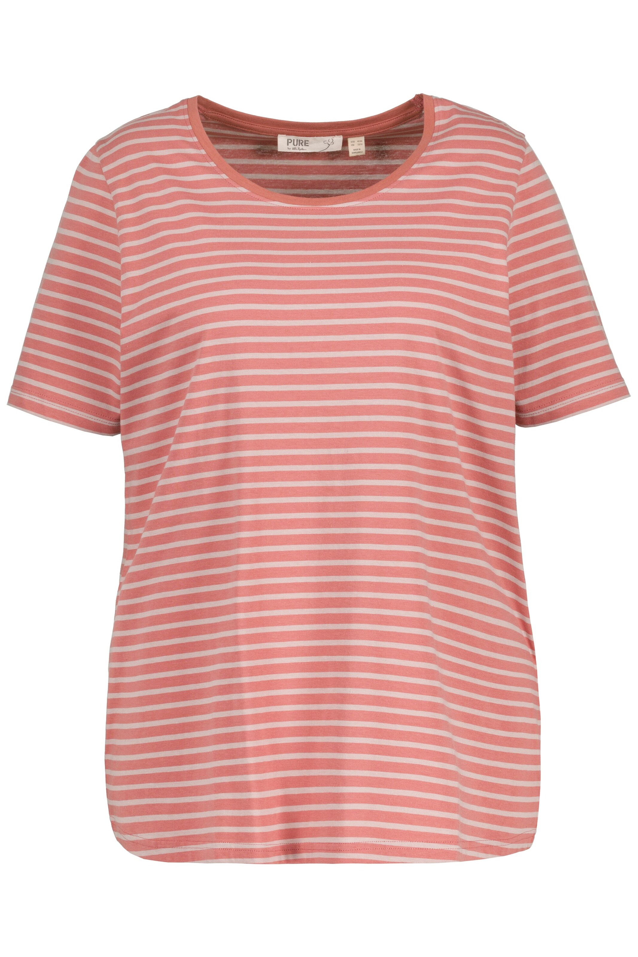 Ulla Popken Slaapshirt in Rood: voorkant