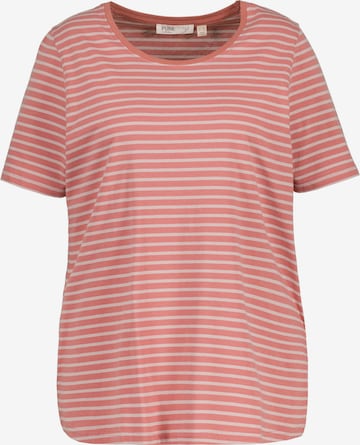 Ulla Popken Pyjama Shirt  (GOTS) in Rot: predná strana