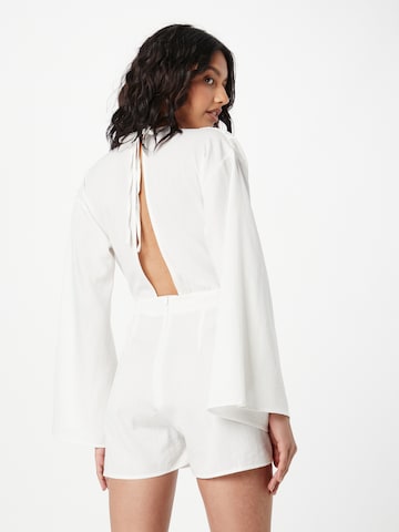 Tuta jumpsuit di Misspap in bianco