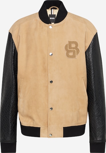 BOSS Between-season jacket 'Moniro' in Sand / Black, Item view