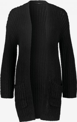 zero Strickjacke Long Style in Schwarz: predná strana