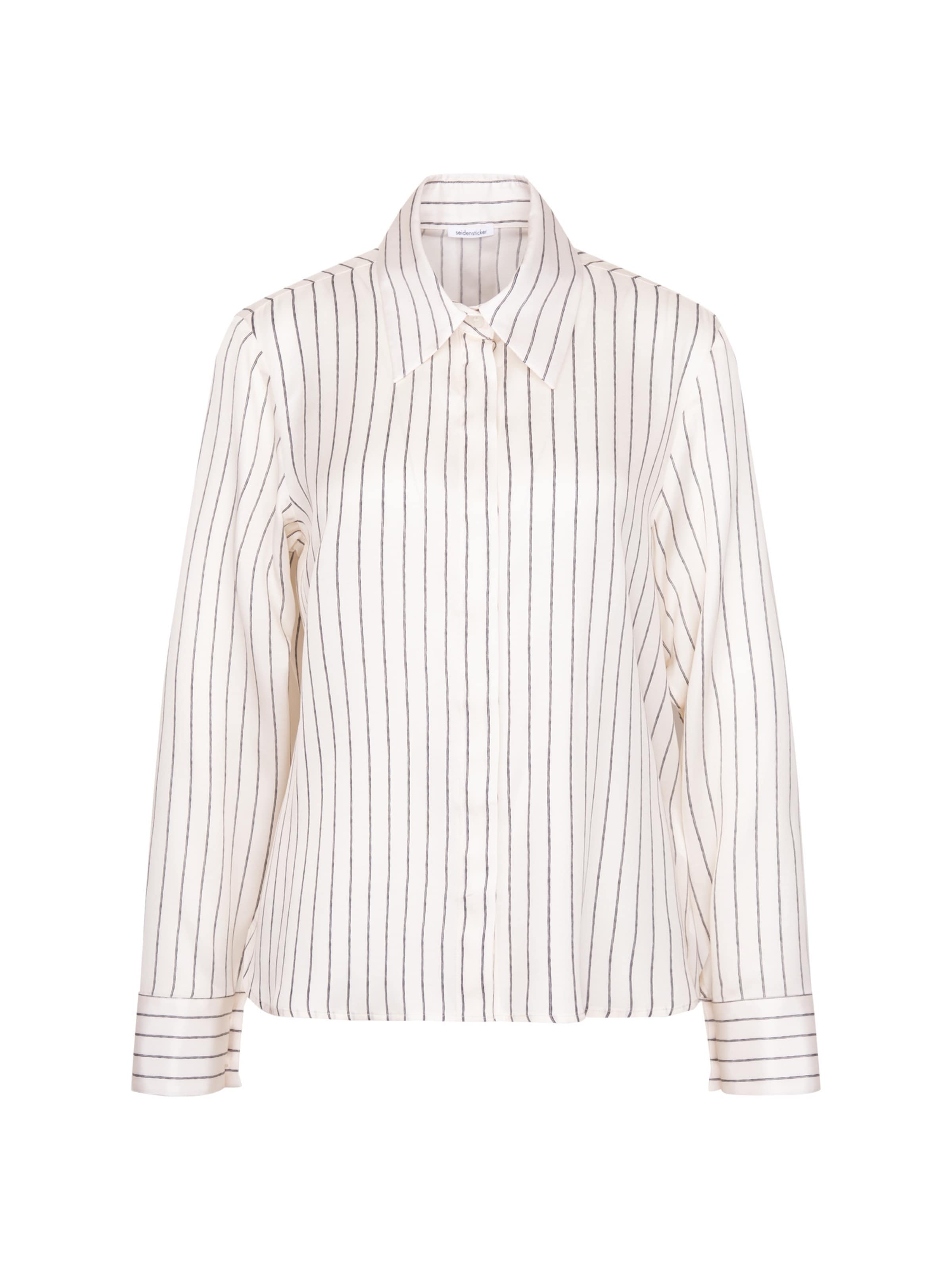 SEIDENSTICKER Blouse in Wit: voorkant