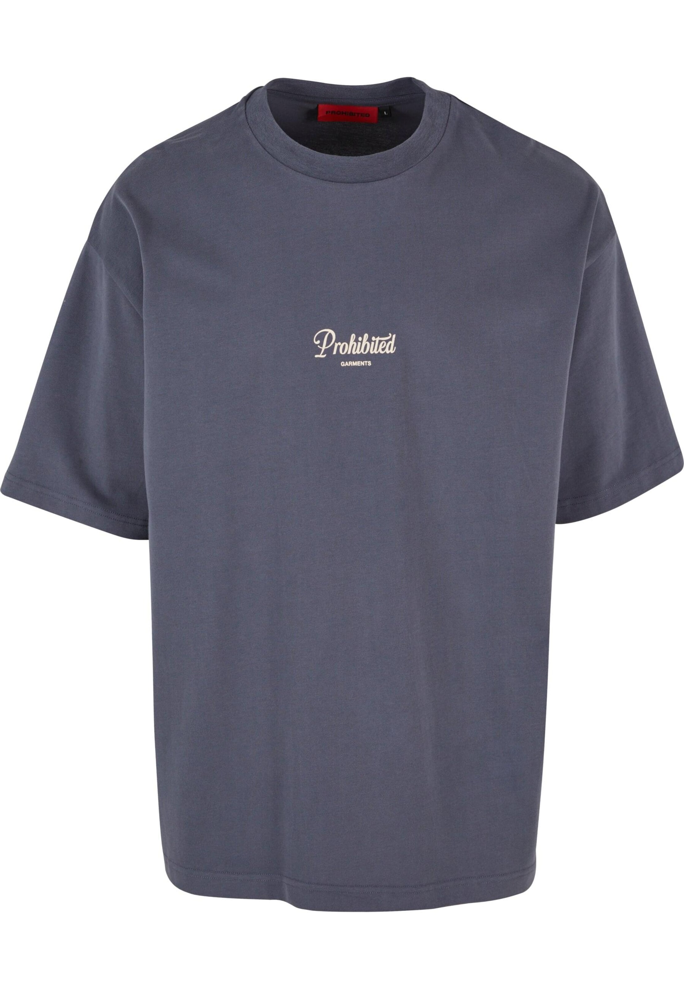 Prohibited Μπλουζάκι 'Garment' σε γκρι: μπροστά
