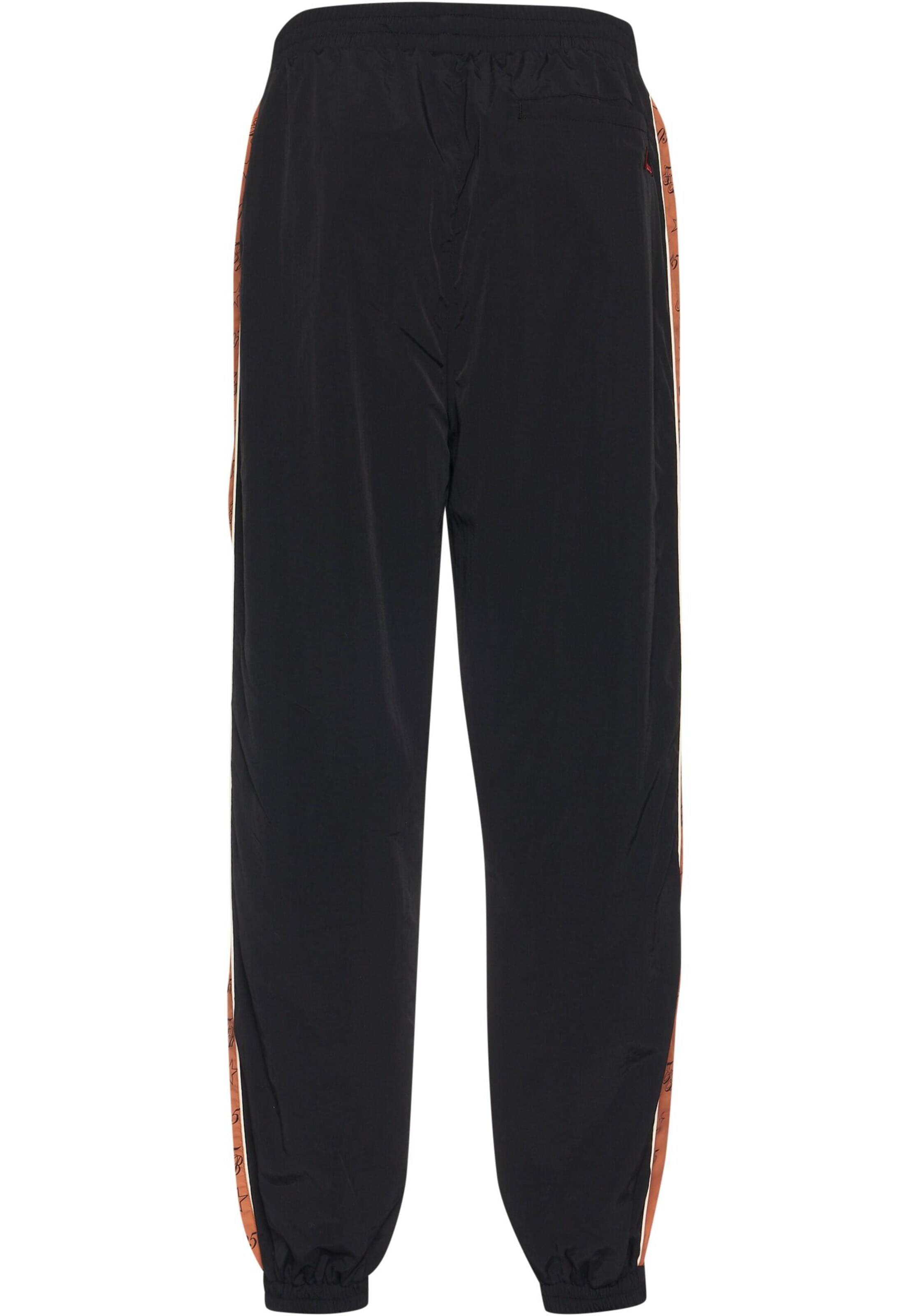 FUBU - Tapered Pantalón 'Corporate' en negro