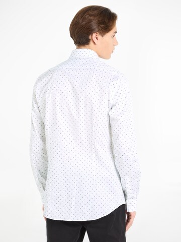 Calvin Klein Slim fit Button Up Shirt in White