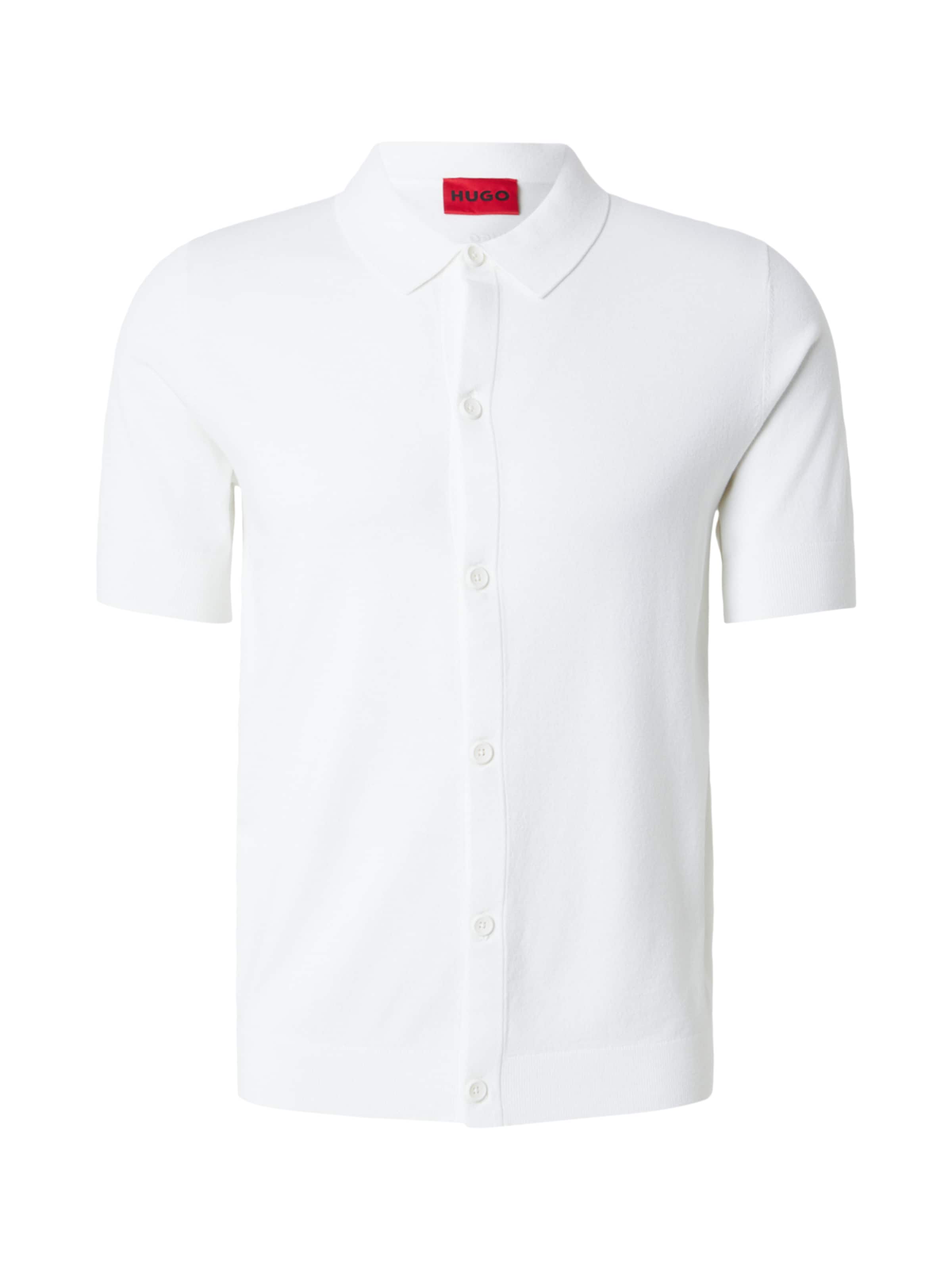 HUGO Kardigan 'San Paco' w kolorze biały: przód