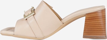 Mule 'Fresia14' Lorenzo Mari en beige : devant