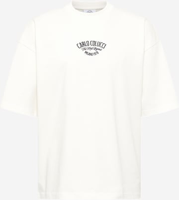 Carlo Colucci T-Shirt 'Felici' in Weiß: Vorderseite