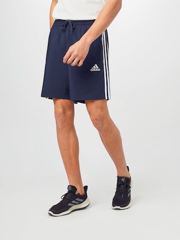ADIDAS PERFORMANCE Workout Pants 'CHELSEA' in Blue: front