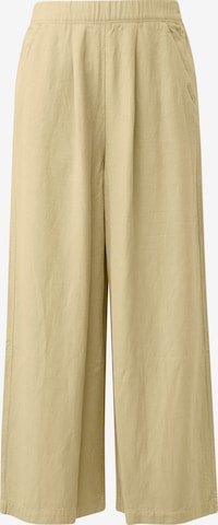 Pantalon à pince QS en jaune : devant