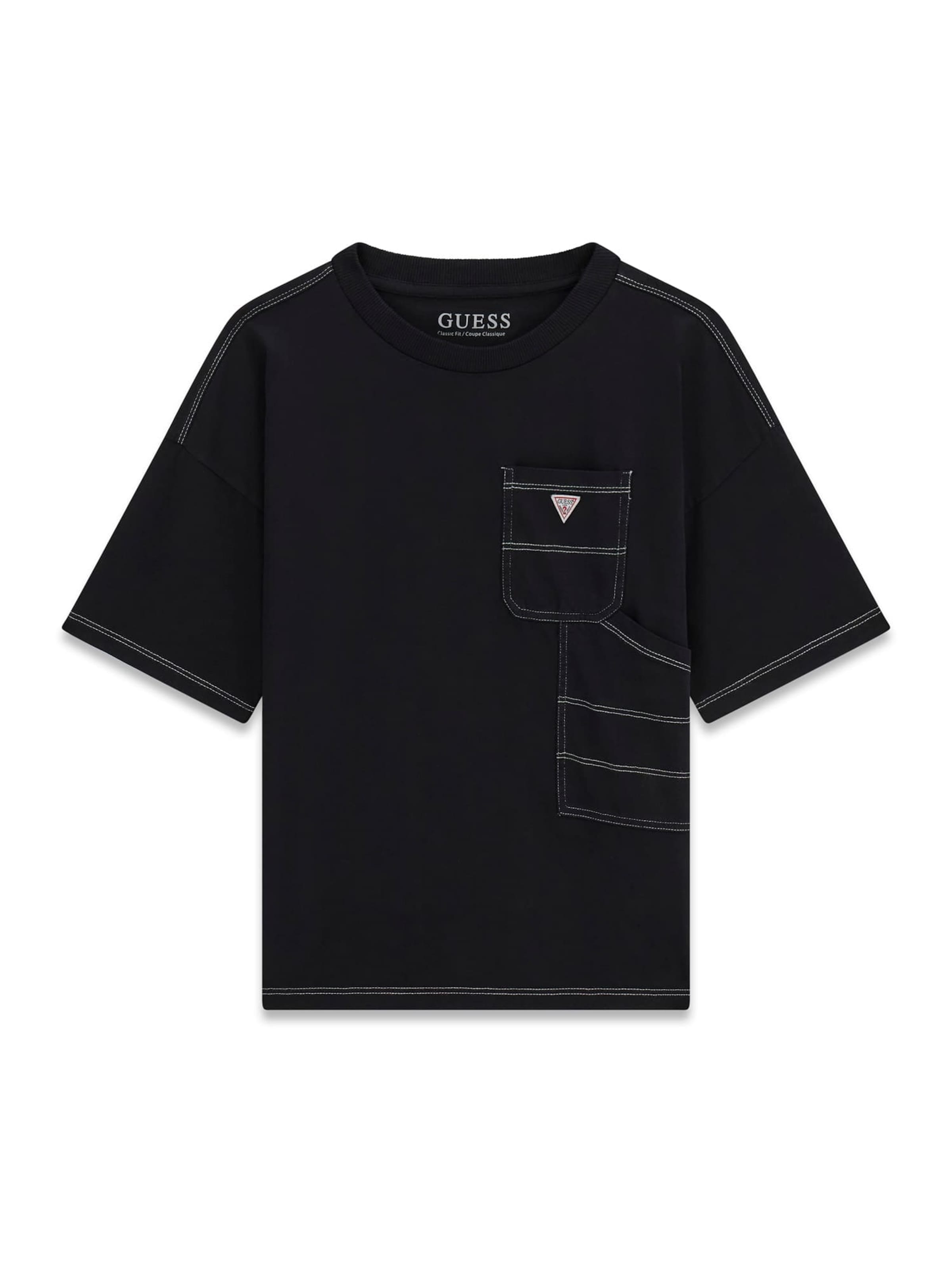 GUESS T-Shirt in schwarz, Produktansicht