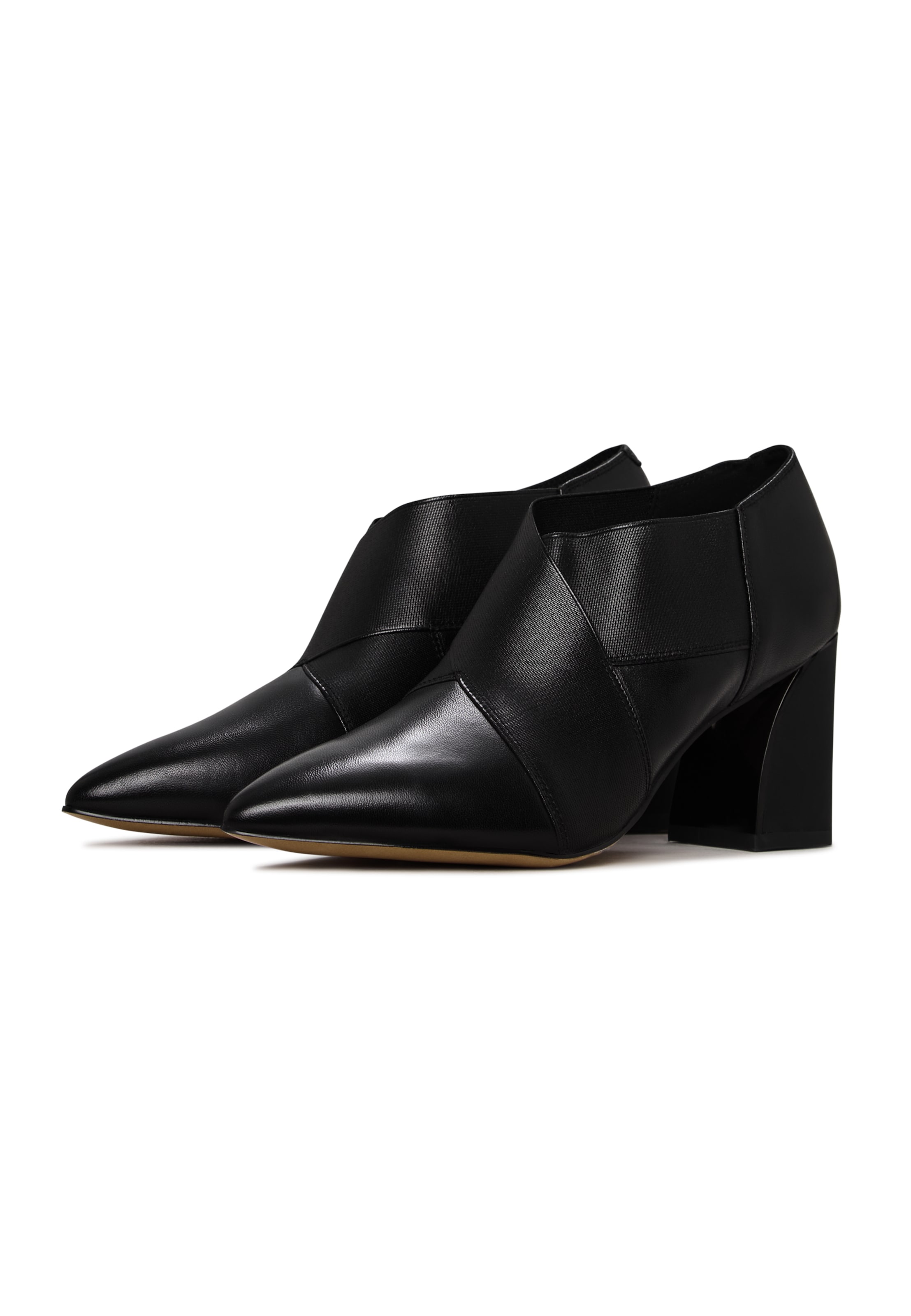 CESARE GASPARI Hochfrontpumps in Schwarz