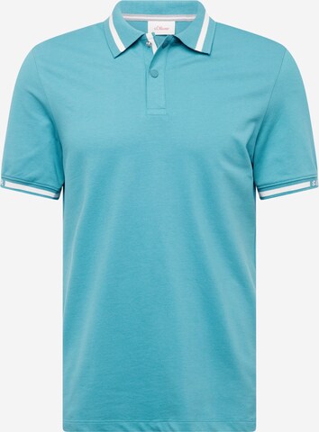 s.Oliver Shirt in Blauw: voorkant