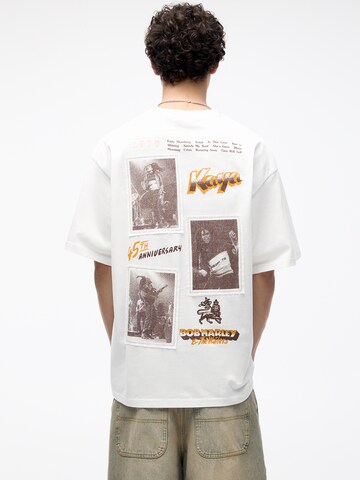 Pull&Bear T-Shirt in Weiß: Vorderseite