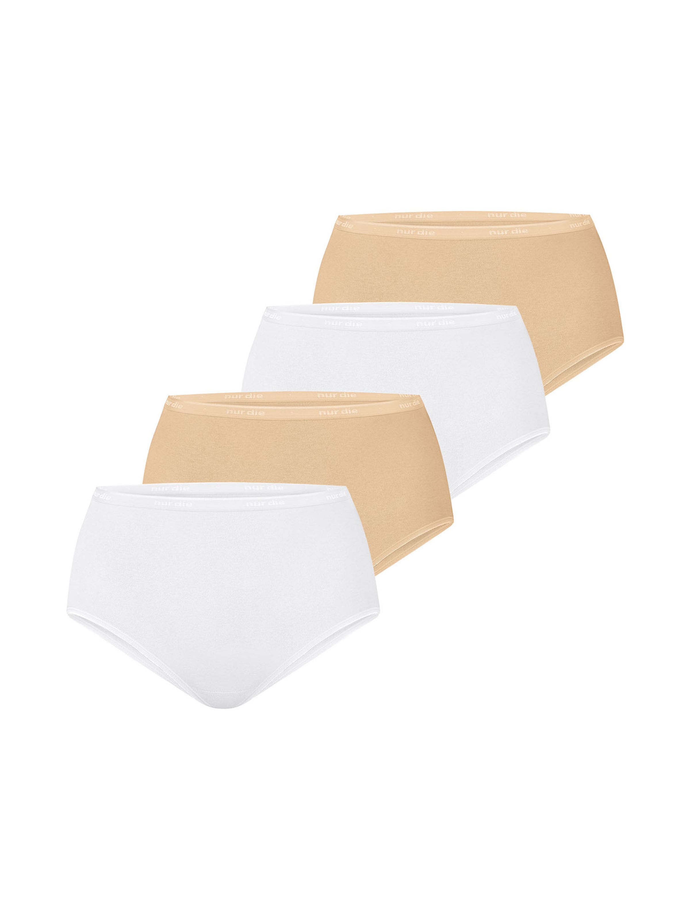 Slip ' Bio-Baumwolle ' Nur Die en beige : devant