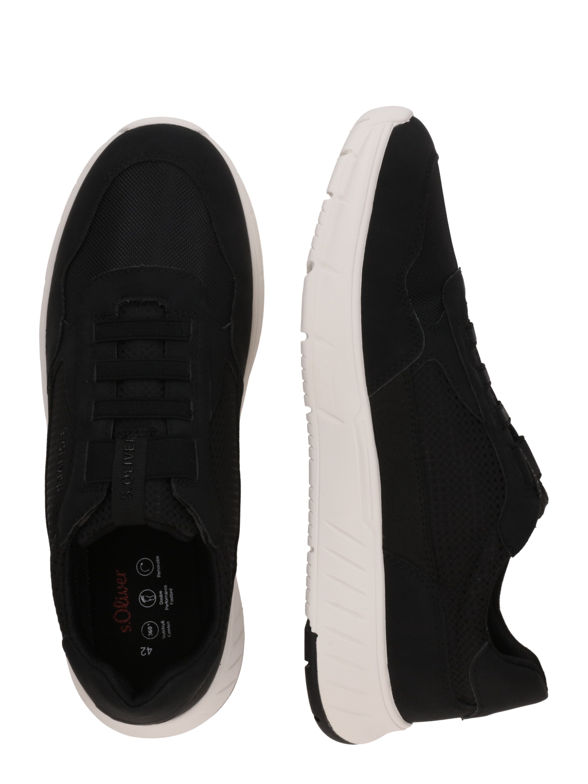 s.Oliver Slip-Ons in Black