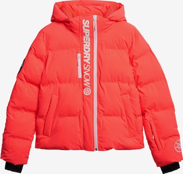 Superdry Sportjas in Rood: voorkant