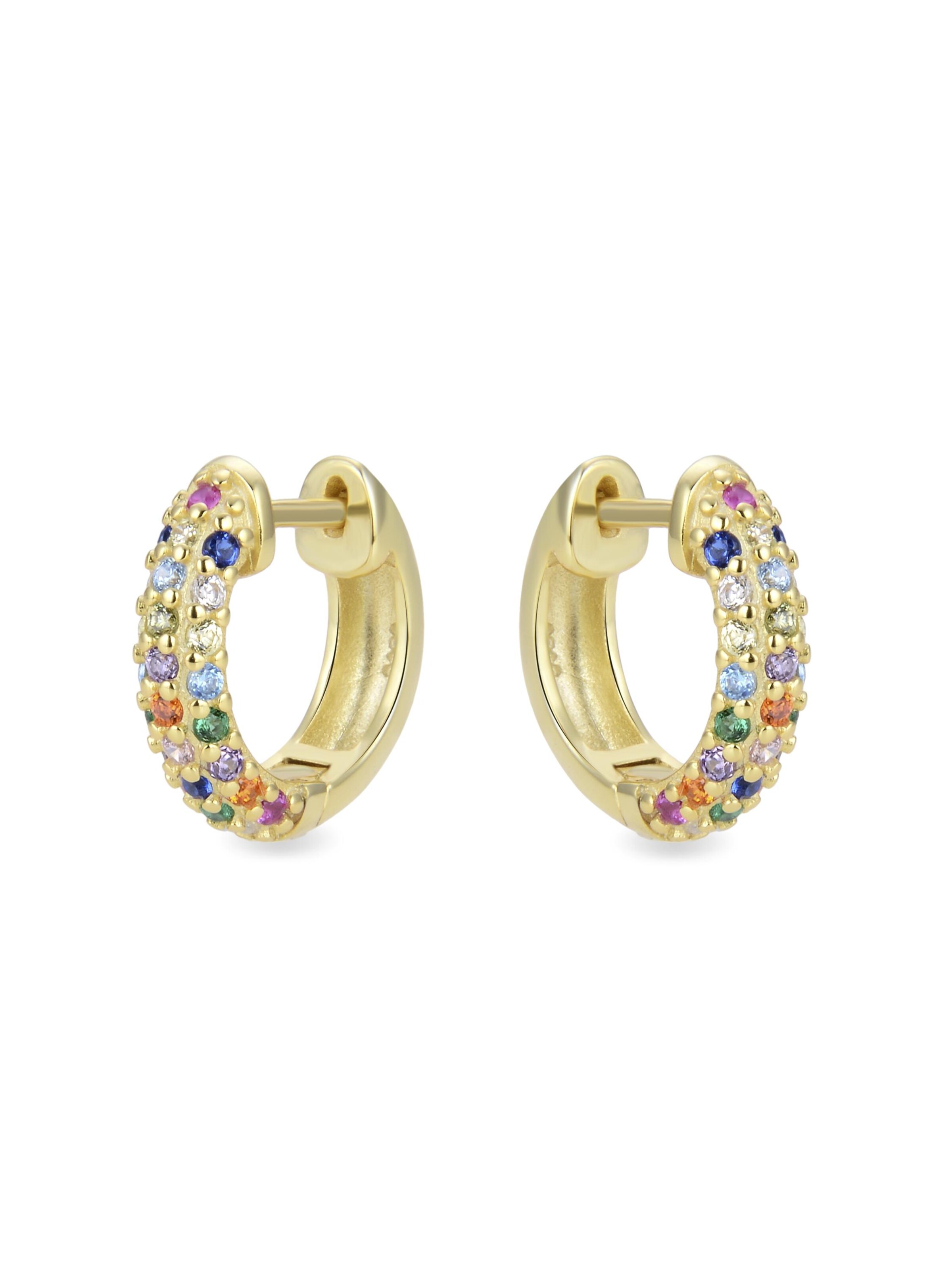 Luxenter Øreringe 'Iralda' i blandingsfarvet