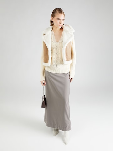 VILA Pullover 'OA' in Beige