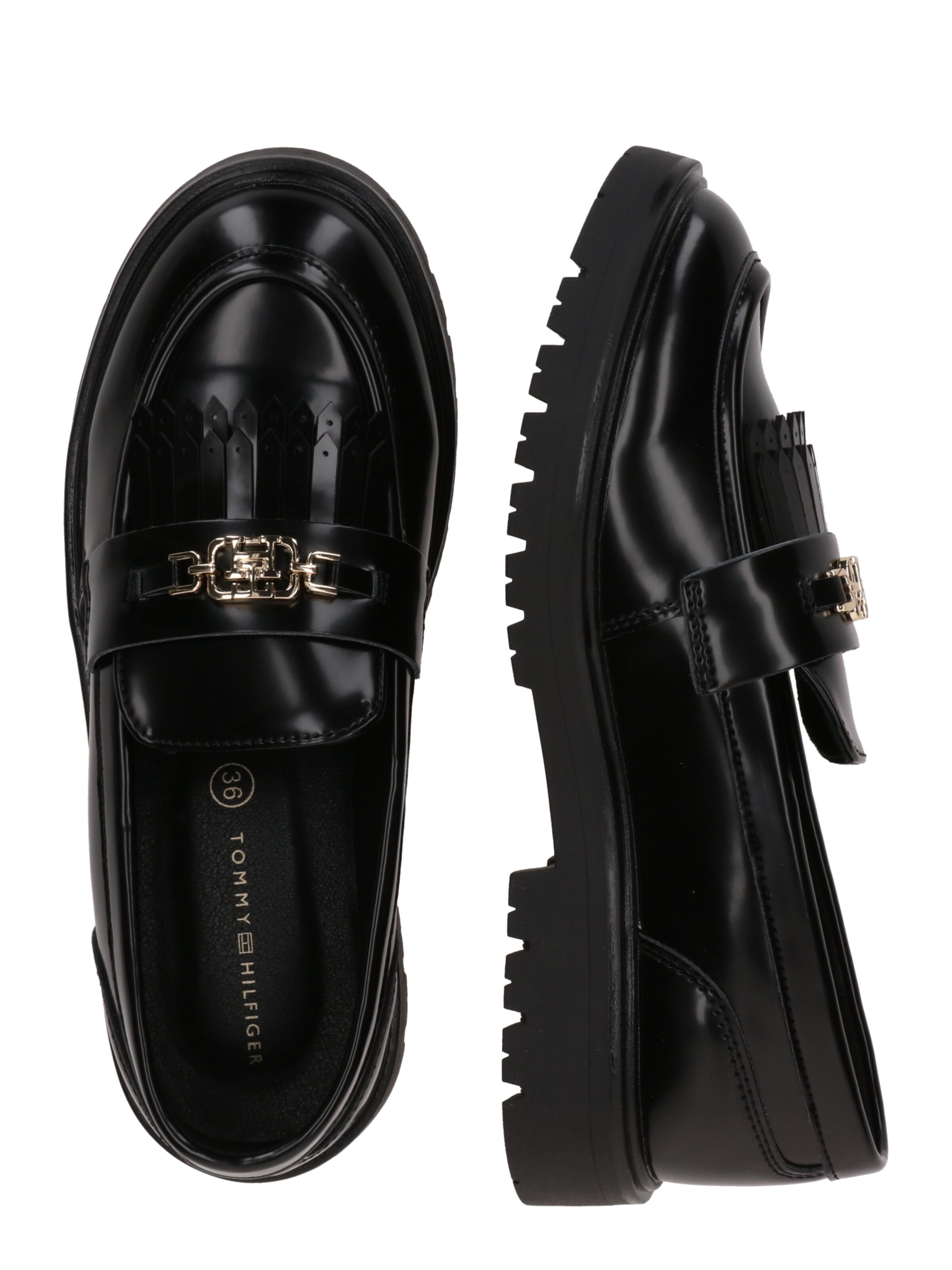 TOMMY HILFIGER - Zapatos bajos en negro