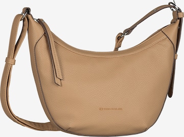 brūns TOM TAILOR Pleca soma 'Lina': no priekšpuses