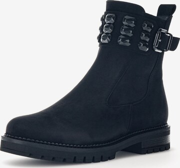 GABOR Ankle Boots in Black: front