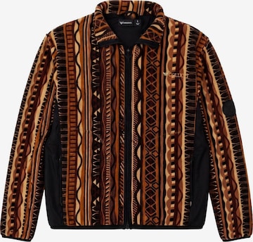 Colucci Fleecejacke in Braun: Vorderseite
