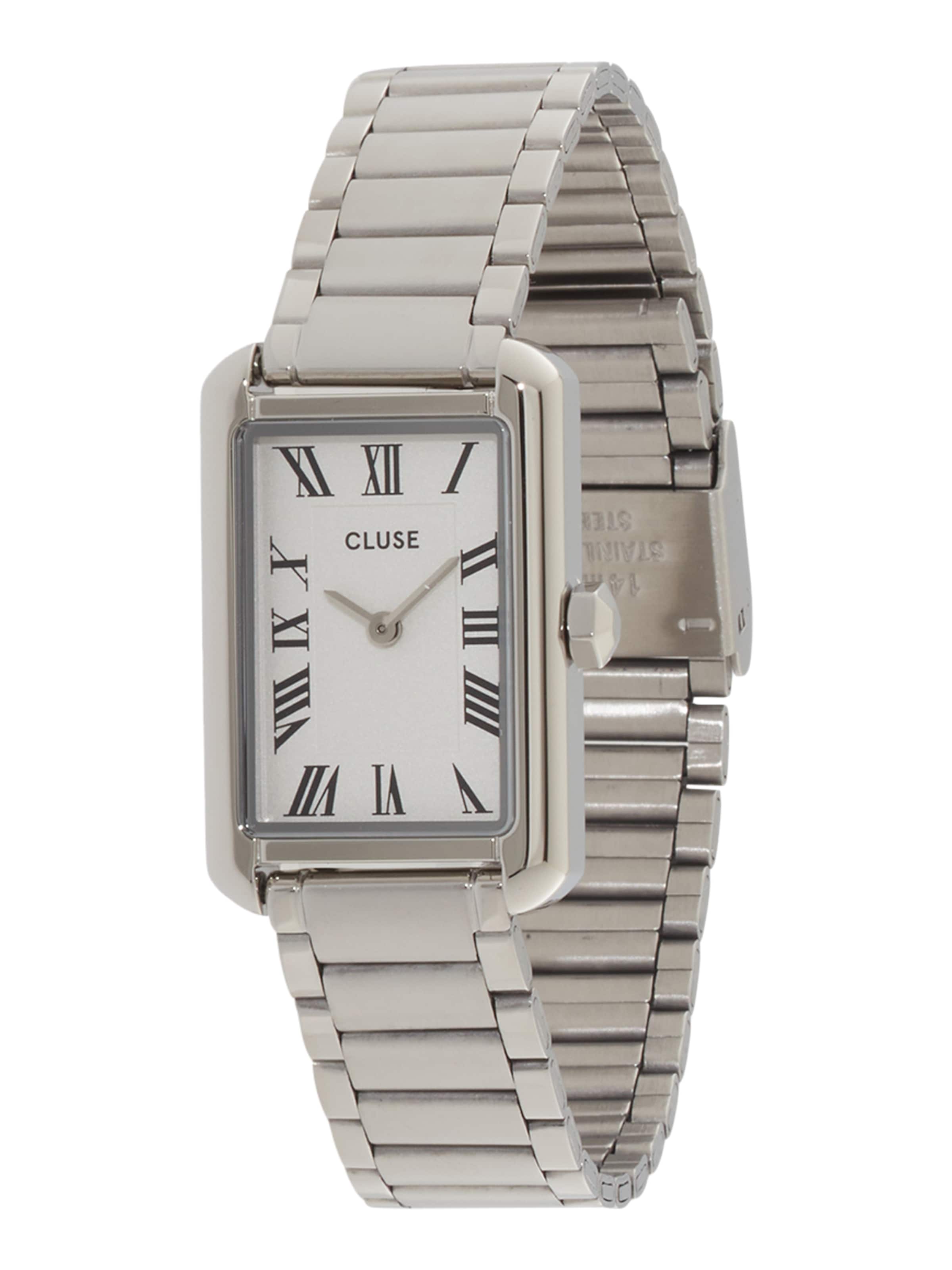 CLUSE Аналогов часовник 'Belissena' в сребърно: отпред