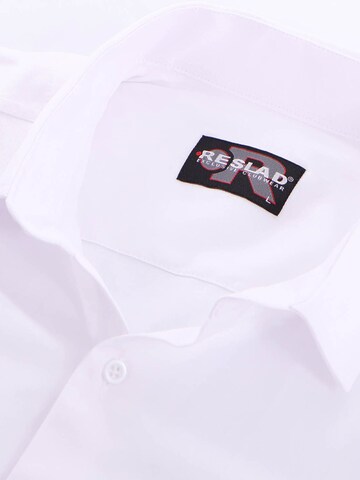 Reslad Regular fit Button Up Shirt 'RS7025' in White