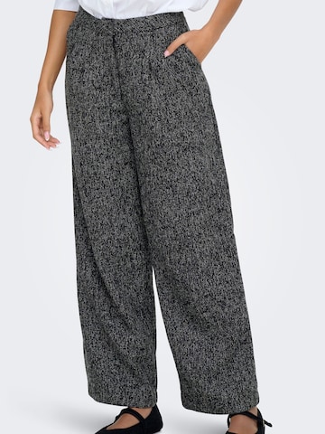 JDY - Pierna ancha Pantalón 'JDYFRANCESCA' en negro: frente