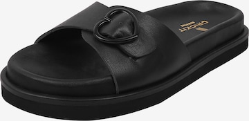 Sandales à lanières ' RILANA ' Crickit en noir : devant