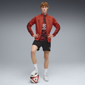 PUMA Sportsweatjacke 'AC Milan King Anthem' in Rot