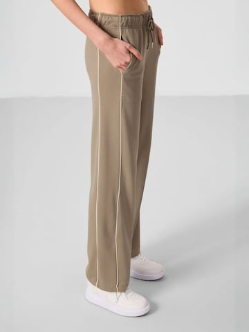 Wide Leg Pantalon Tommy Life en beige