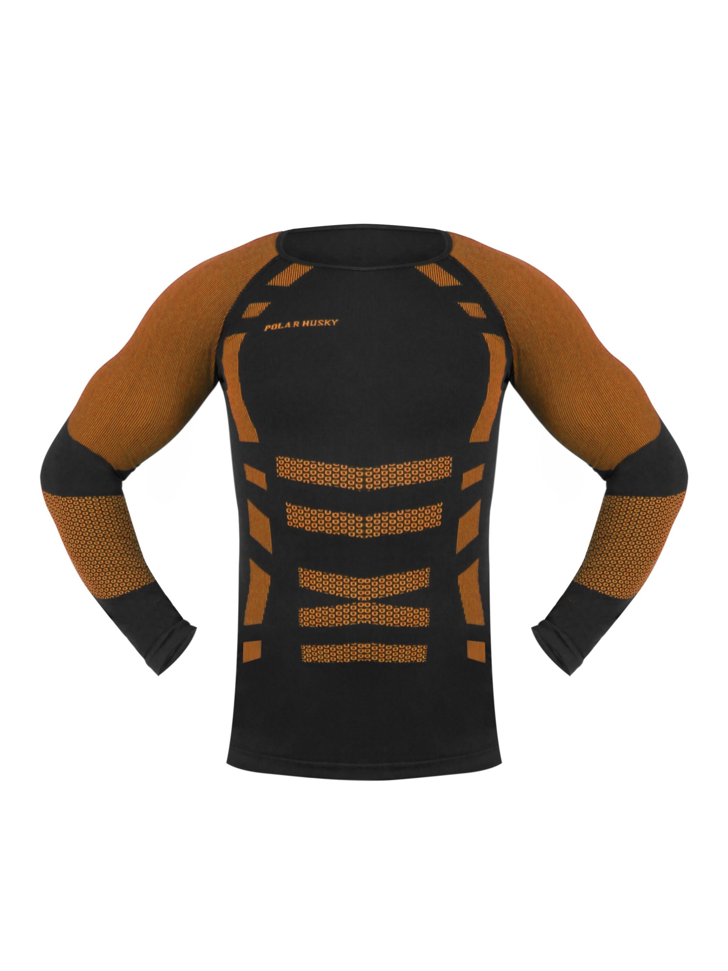 Polar Husky Base layer 'Super Active Ride' in Orange: front