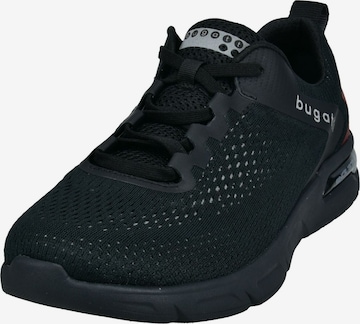 Baskets basses bugatti en noir : devant