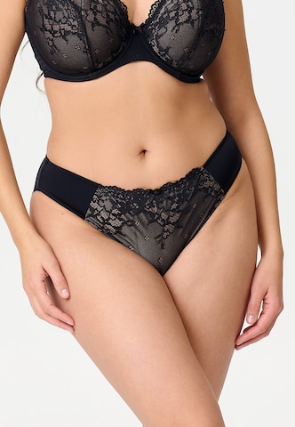 Slip di LingaDore in marrone: frontale