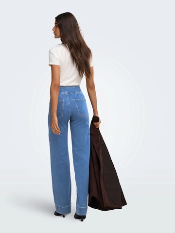 Wide Leg Jean 'ONLJUICY-WAUW' ONLY en bleu