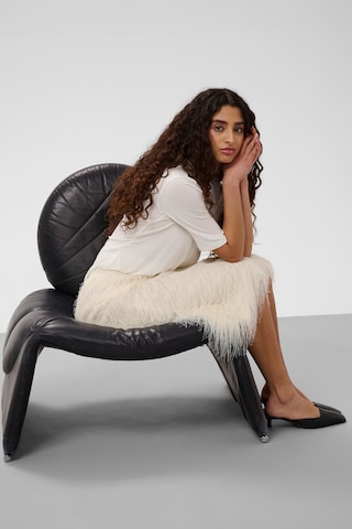 Jupe 'SLDacre' SOAKED IN LUXURY en blanc