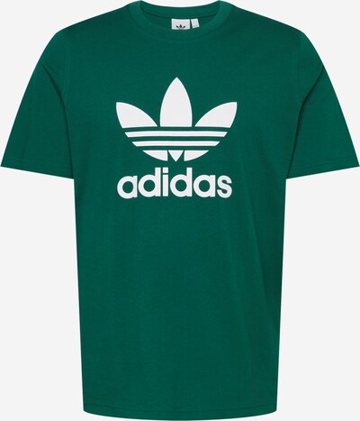 Tricou ADIDAS ORIGINALS pe verde închis / alb, Vizualizare produs