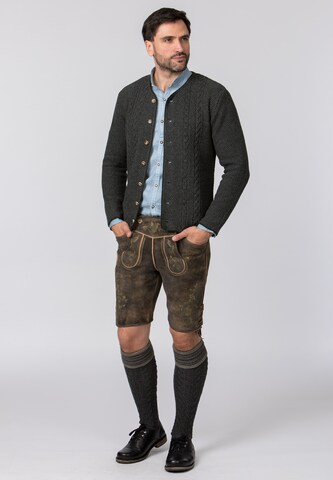 STOCKERPOINT Gebreid vest 'Caselli' in Grijs: voorkant